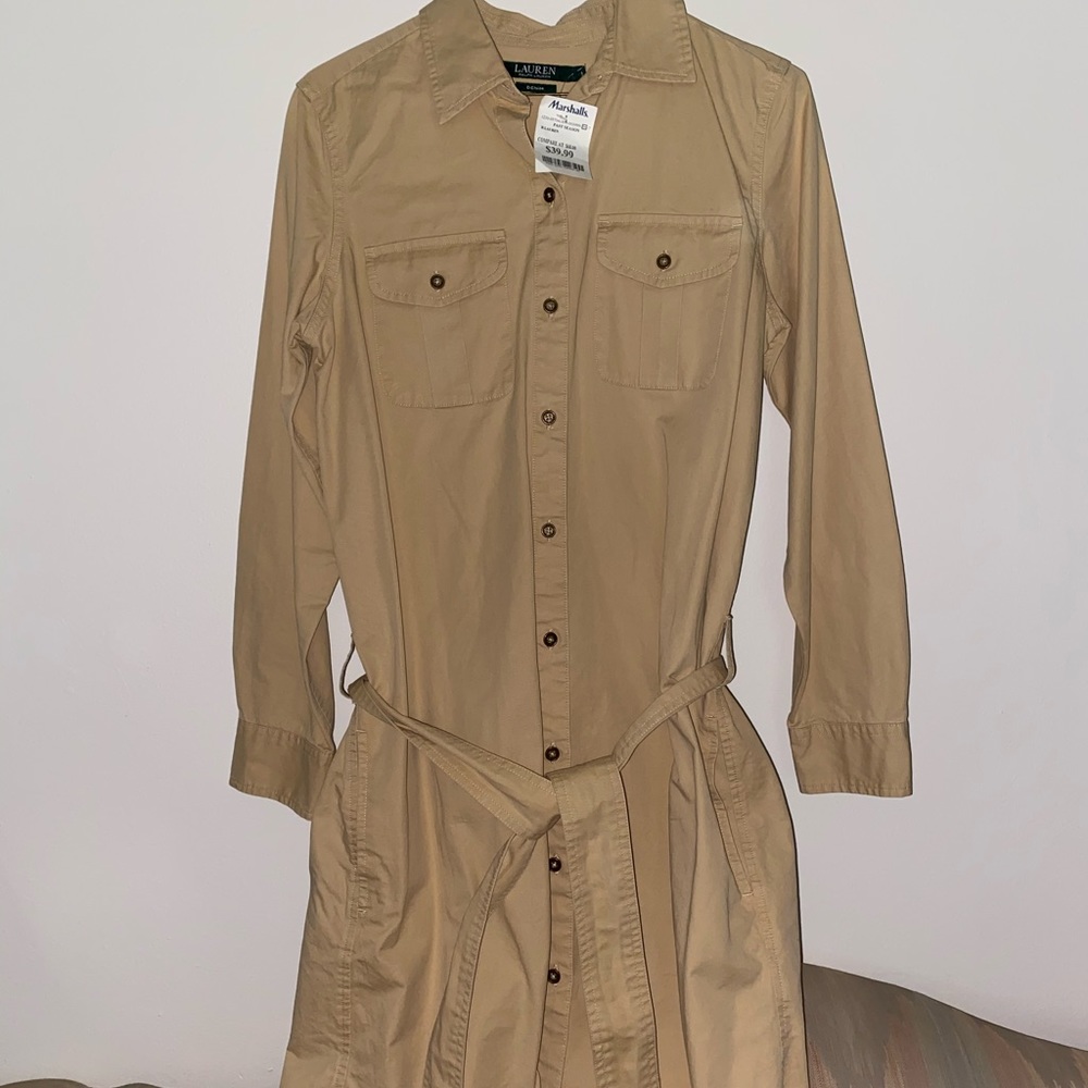 Polo Ralph Lauren khaki dress
